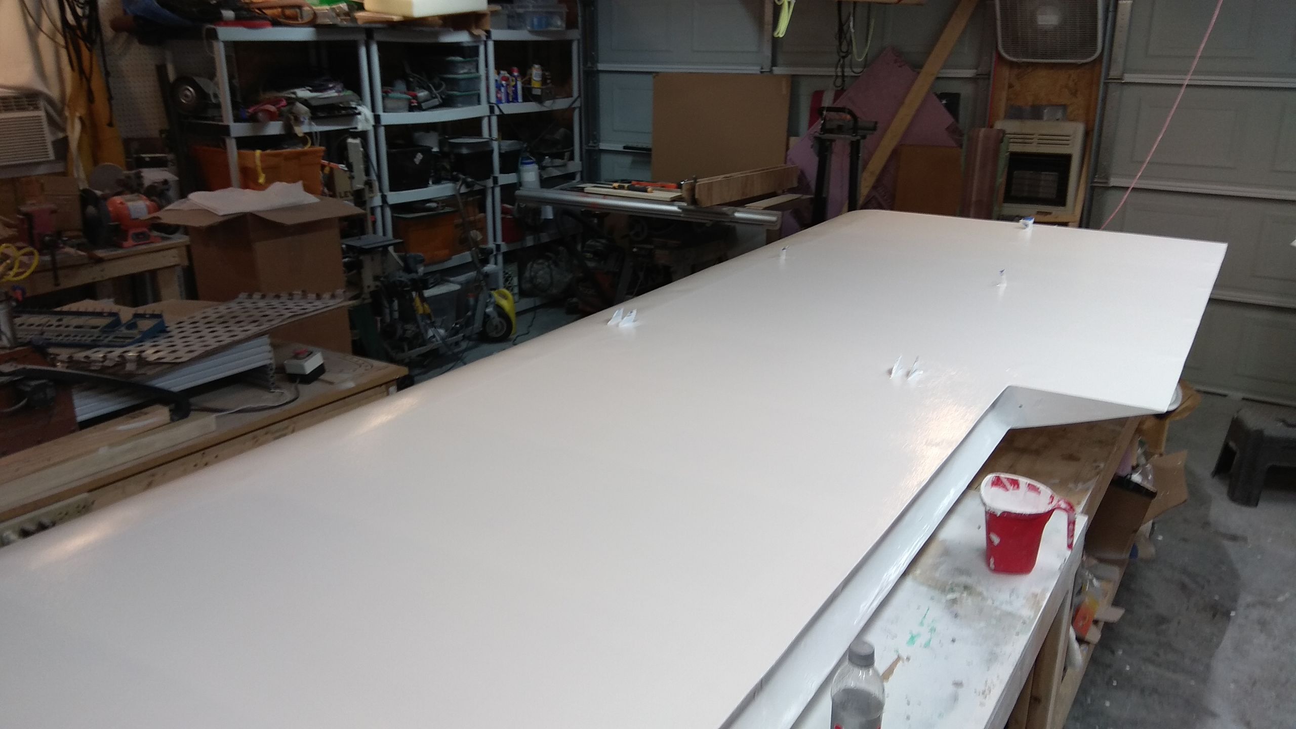Painting wings – finished
